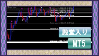 反発した回数を計測してレジスタンスラインを見つける「ResistanceLineSeeker（MT5版）」